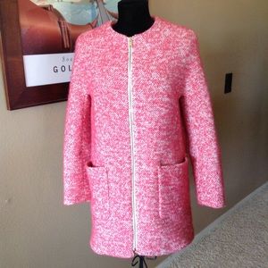 ZARA LONG PINK BLAZER